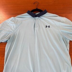 Under Armour Men's Sky Blue Polo Shirt